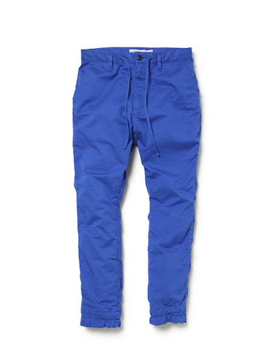 名作 NONNATIVE DWELLER EASY RIB PANTS C/P GABA STRETCH ノン