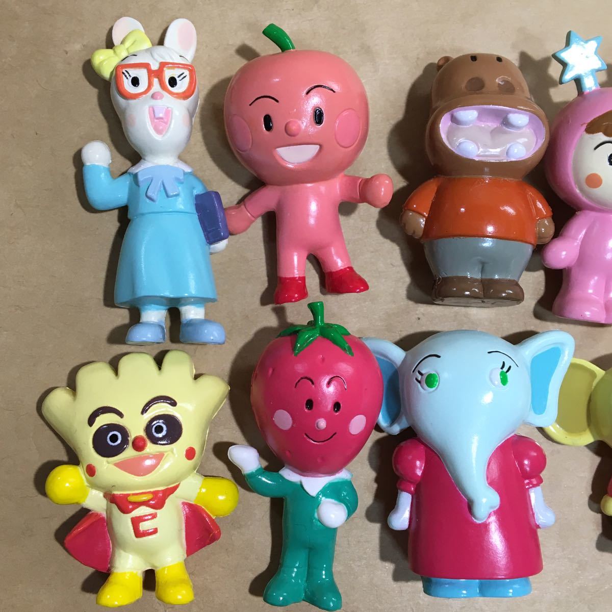 10体セット 美品 アンパンマンミュージアム フィギュア りんごちゃん