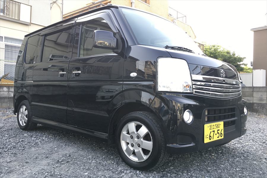 極上車格安乗出】車検令和3年4月*エブリィワゴン*DA64W*後期*PZターボ