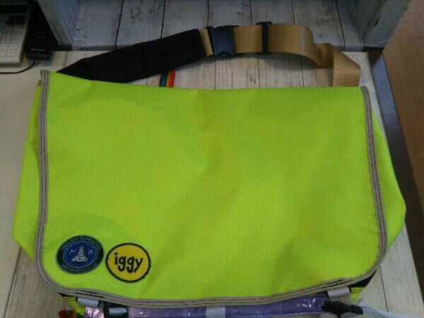 iggy×SPACEAGE SPACEAGE BAGS 大容量 メッセンジャー FLUORESENT SLING