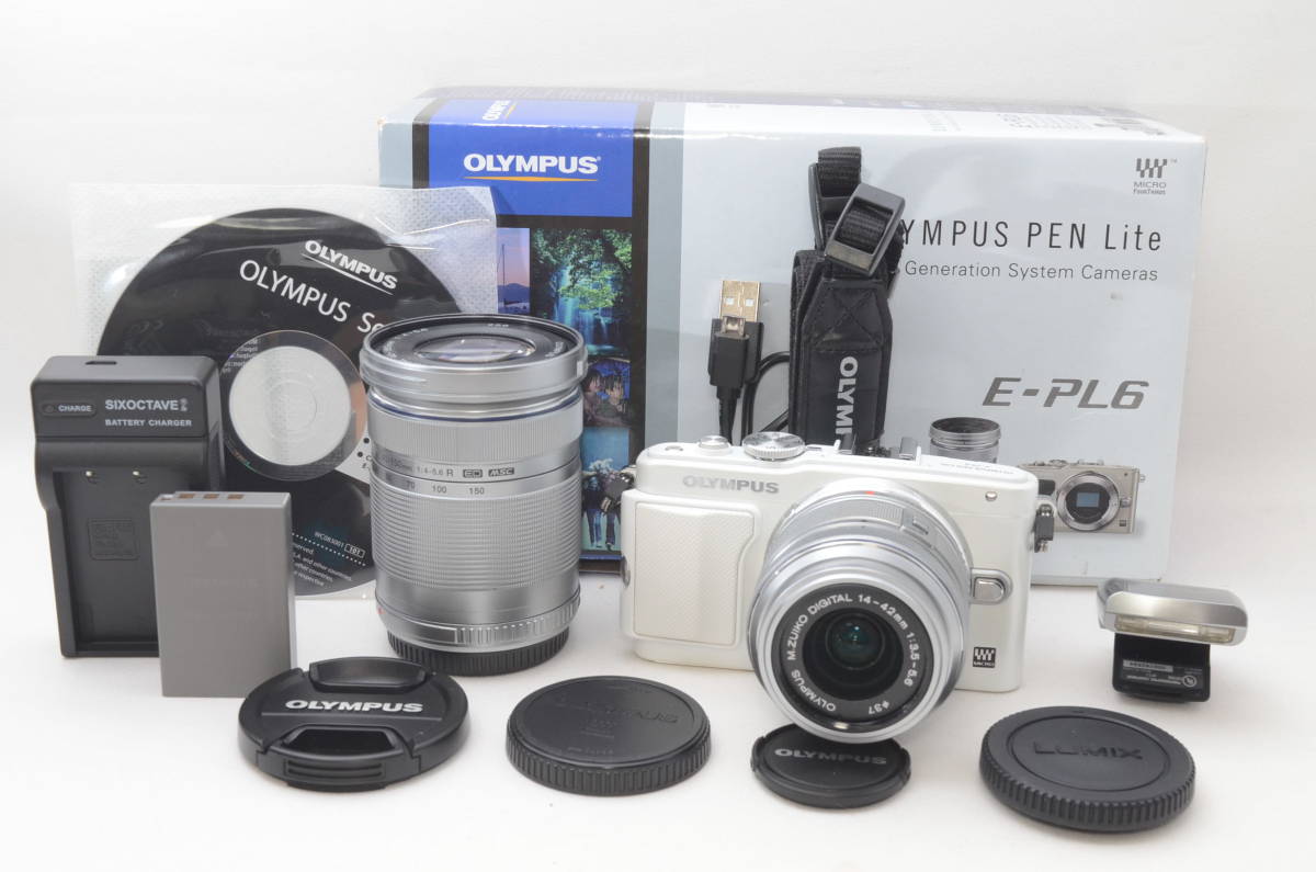 Olympus Pen Lite E Pl6 ダブルズームキット Pl5 19 の落札情報詳細 ヤフオク落札価格情報 オークフリー スマートフォン版