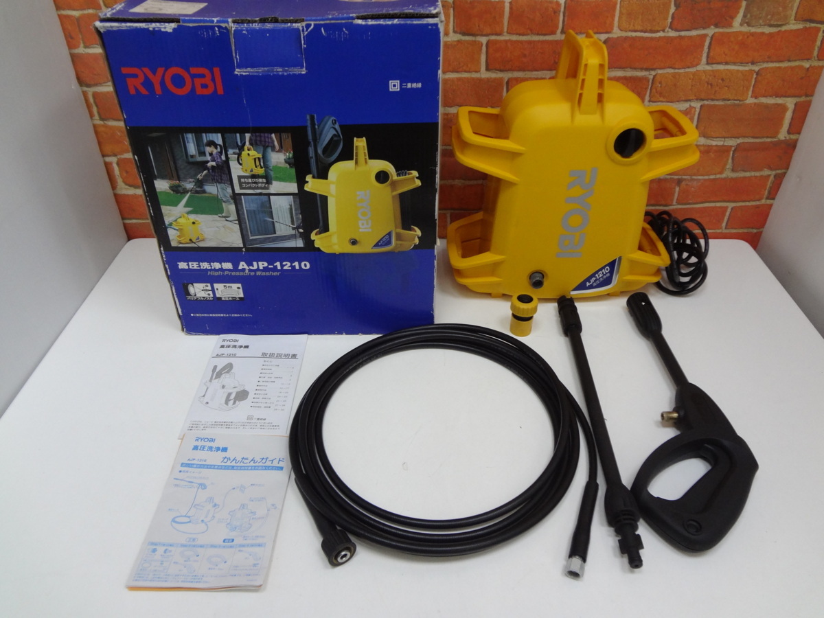 Ryobi リョービ 高圧洗浄機 Ajp 1210 通電確認済み 中古品 の落札情報詳細 ヤフオク落札価格情報 オークフリー スマートフォン版