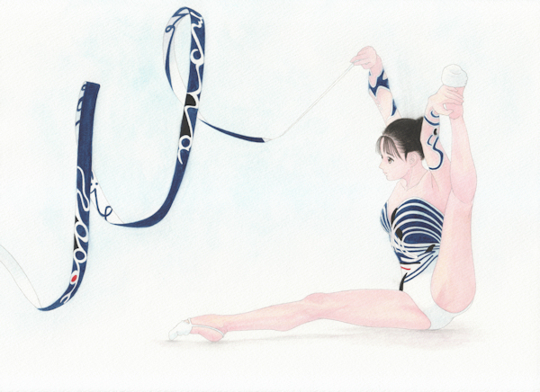 新品 舞華 手描きイラスト複製画 218 ドゥリーム ライナー 新体操 レオタード の落札情報詳細 ヤフオク落札価格情報 オークフリー スマートフォン版