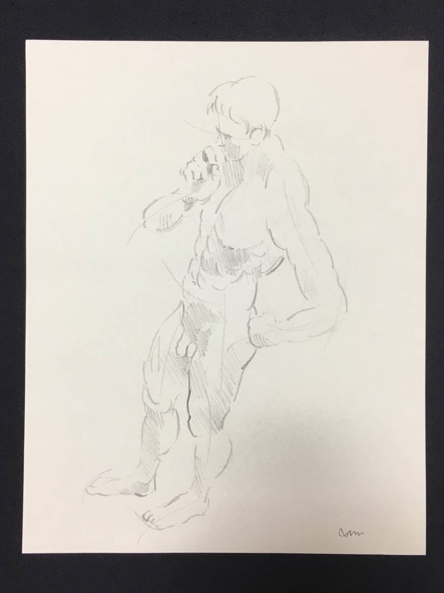 デッサン 素描 ドローイング 男性 青年 ヌード 裸体 筋肉 ゲイ 7 の落札情報詳細 ヤフオク落札価格情報 オークフリー スマートフォン版