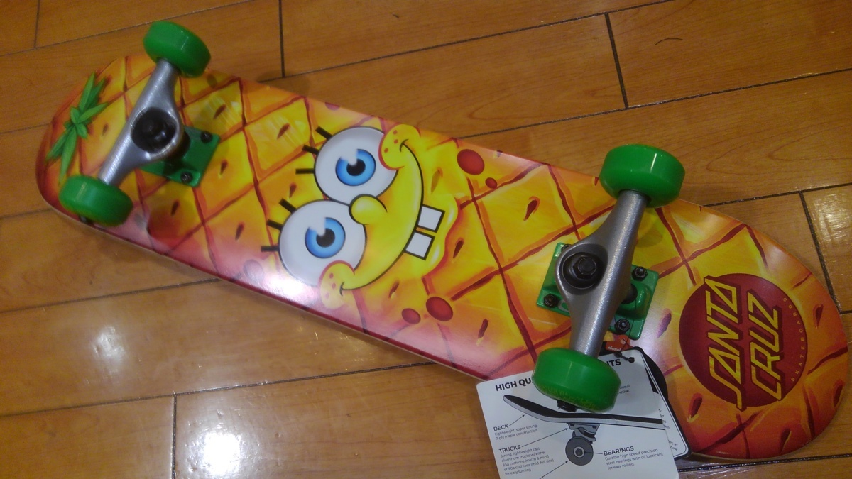 santacruz × スポンジボブ スケートボード コンプリート Santa Cruz スポンジボブ スケートボード コンプリート