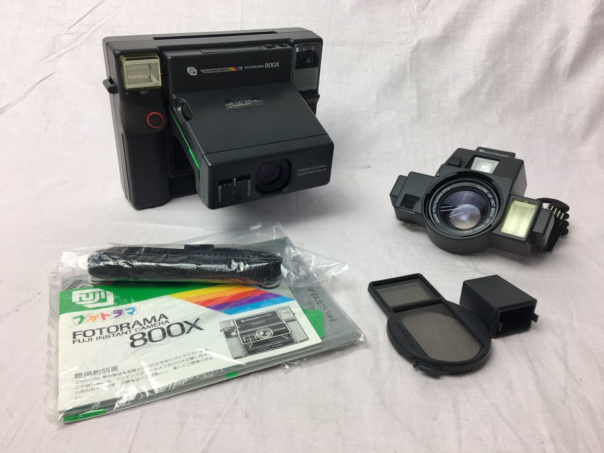 FUJIFILM 富士フイルム ポラロイド カメラ MX800 マクスストロボ