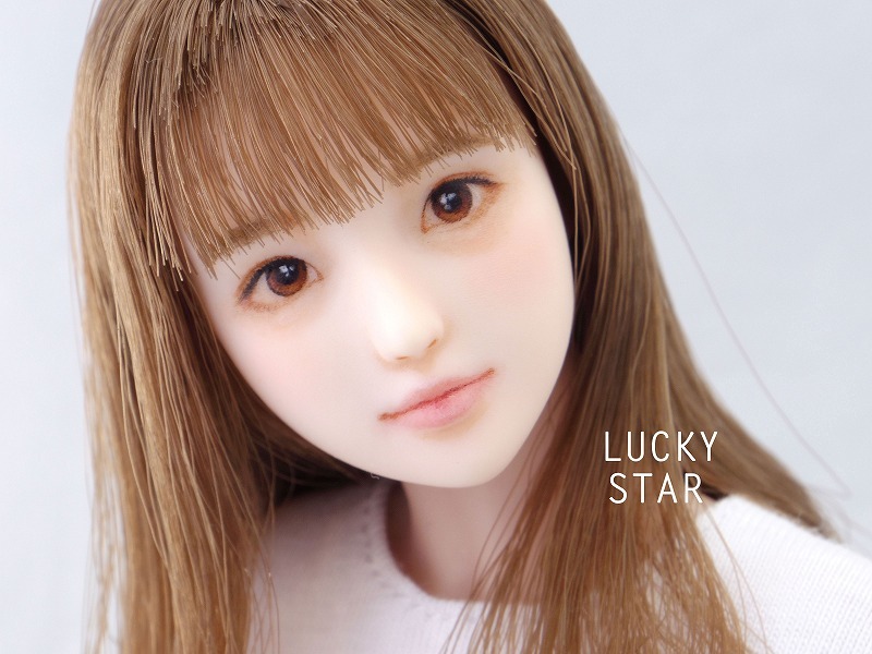 新品】【LUCKY STAR】 1/6カスタムドールヘッド「 亜未 あみ 」の落札