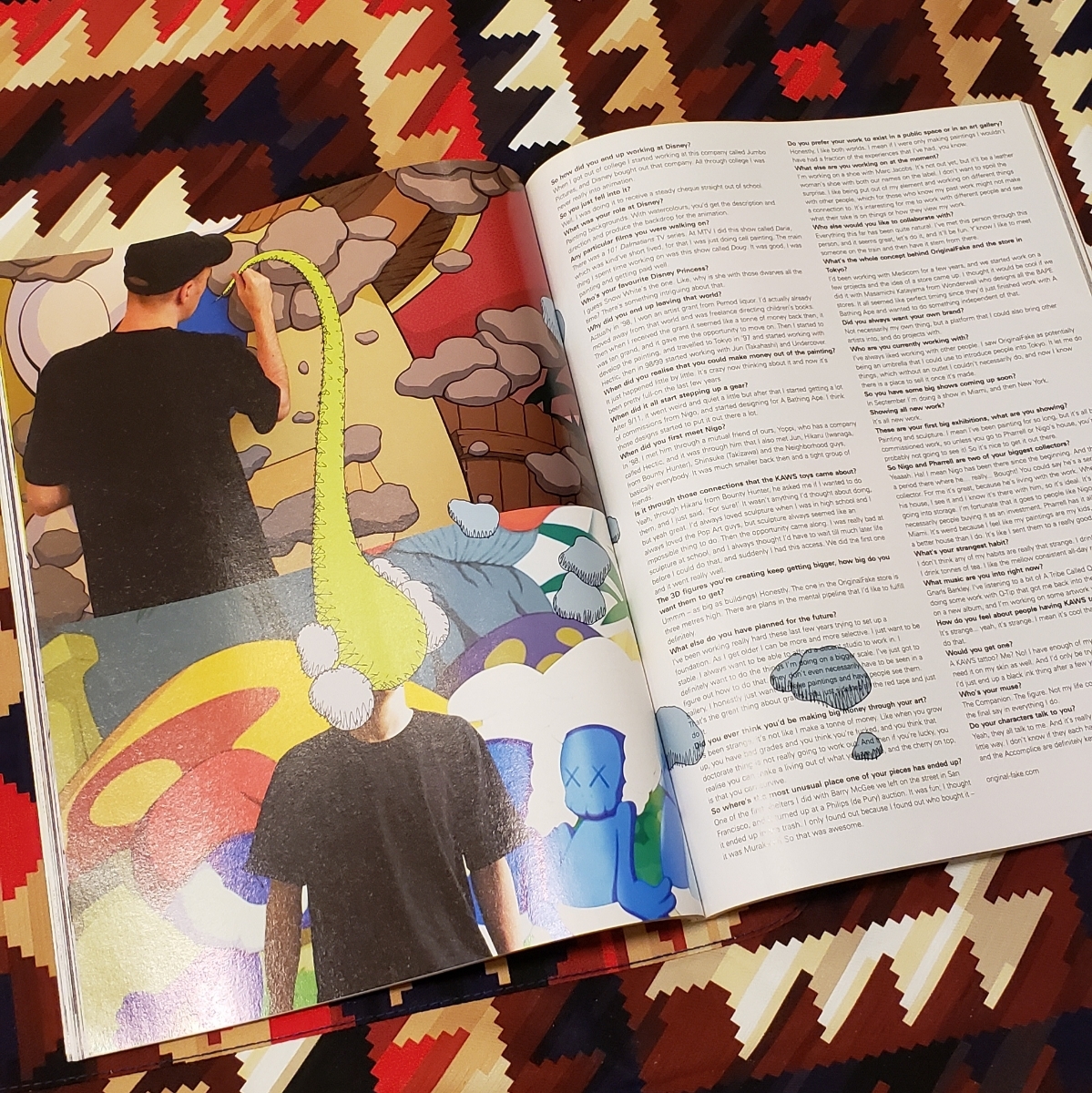 KAWS カウズ i-D magazine 289 fake 2008年
