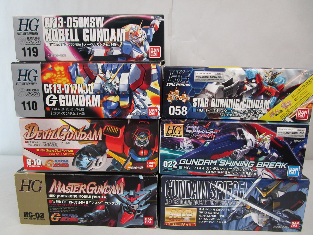Ee1119 同梱不可 Gガンダム ガンプラ 7点 まとめ 大量 セット デビルガンダム ノーベルガンダム マスターガンダム 他 の落札情報詳細 ヤフオク落札価格情報 オークフリー スマートフォン版