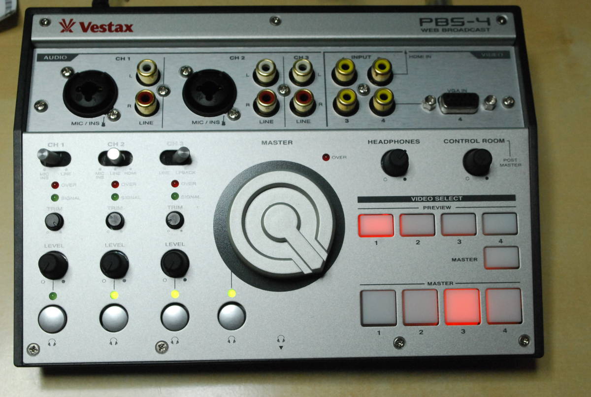 Vestax ライブ配信向け オーディオインターフェイス PBS-4 Amazon.co.jp: Vestax ライブ配信向け オーディオ