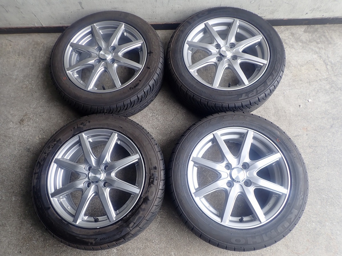 Ab4313 送料無料185 55r15 系ｂb パッソ Gd型フィット E11ノート ヴィッツ インチアップ等 15 6j 100 4h Et42 の落札情報詳細 ヤフオク落札価格情報 オークフリー スマートフォン版