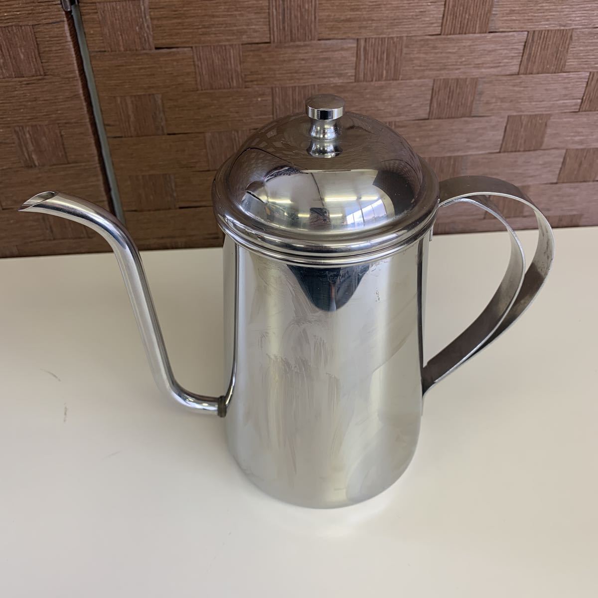 ガリタ コップ Kalita カリタ 細口ポット 18-8 ステンレス1.2リットル(中古品