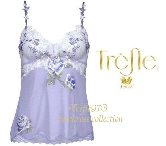 WACOAL.trefle/ワコール.トレフル、キャミソール、ローズ柄、85