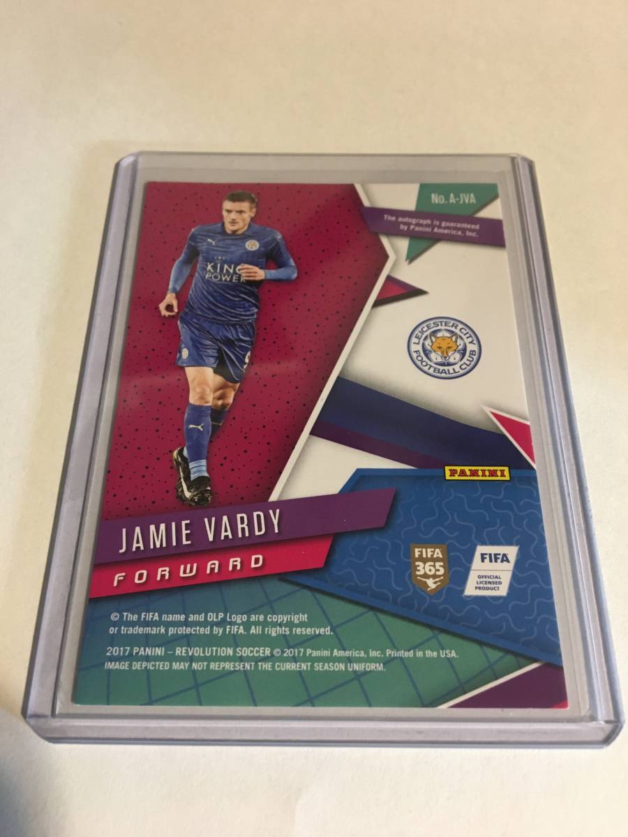 PANINI REVOLUTION JAMIE VARDY バーディ サイン カードの落札情報詳細