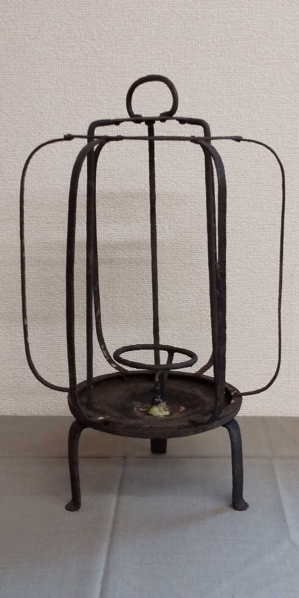 ヴィンテージ ◆ 吊り行灯 ランタン ◆ アイアン 蝋燭立て 燈篭 蔵行灯 ヴィンテージ ◇ 吊り行灯 ランタン ◇ アイアン 蝋燭立て 燈篭 蔵行灯