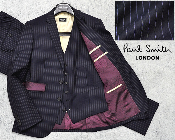 PaulSmith スリーピーススーツ茶L セットアップ