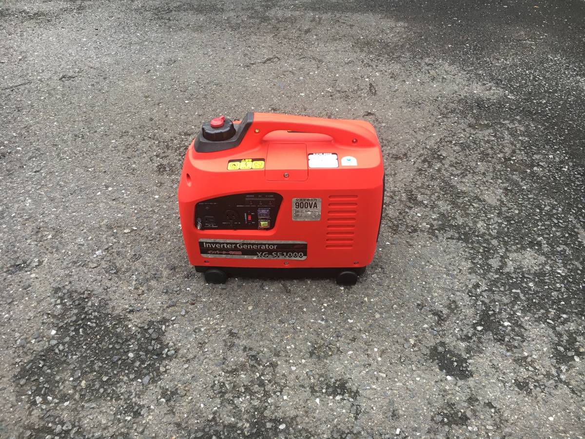 ジャンク品 ナカトミ XG-SF1000 インバーター発電機 900VA ジャンク品