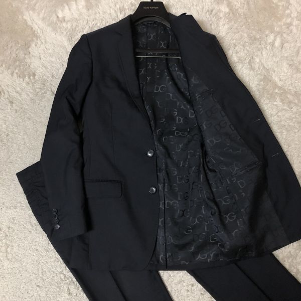 希少44！ドルガバ“MARTINI”黒スーツ