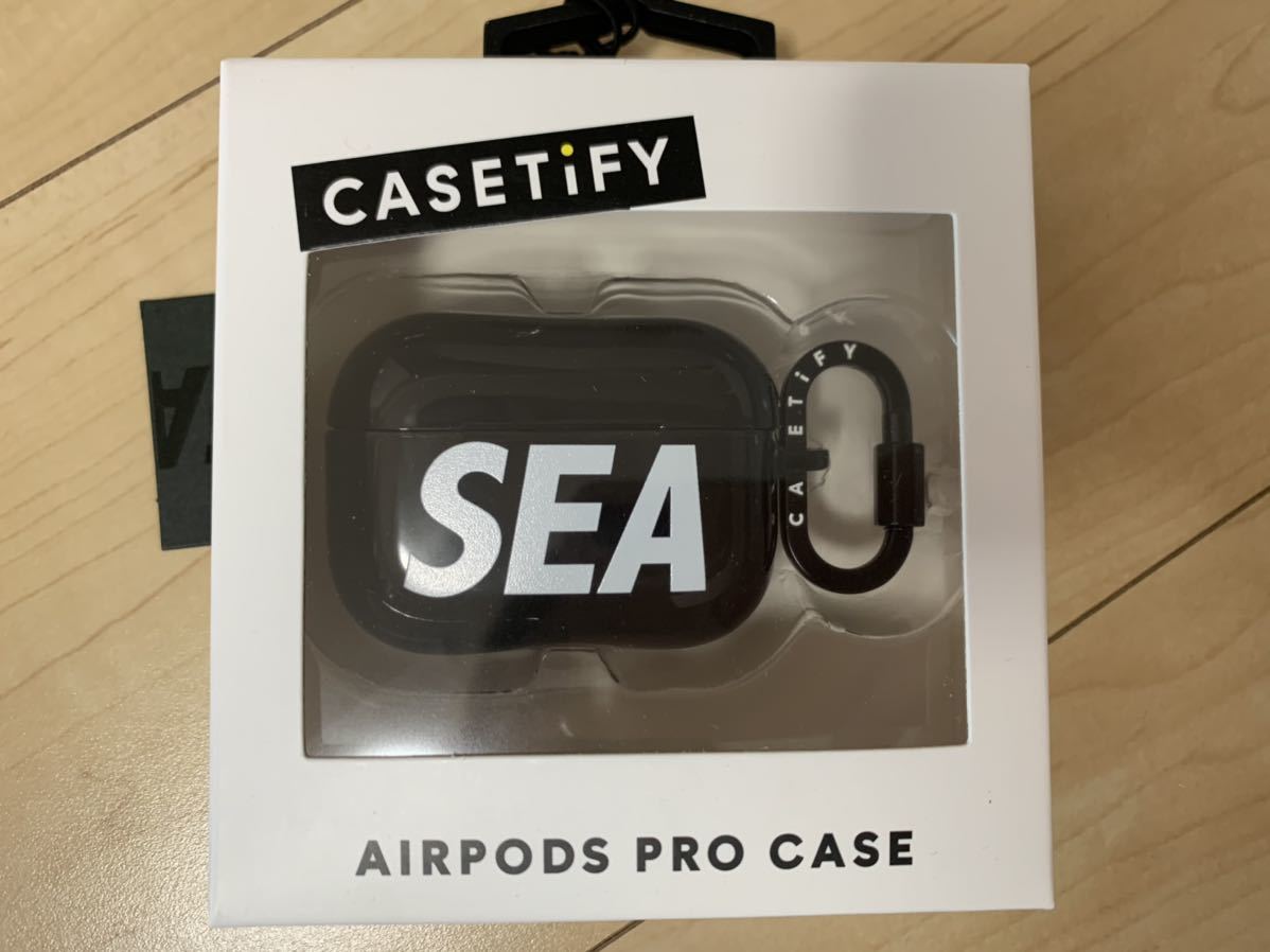CASTiFYxWIND AND SEA Air Pods Pro ブラック WIND AND SEA x CASETiFY AirPods proケース wind and sea AIRPODS