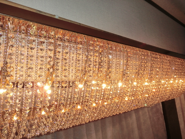 ナイアガラ シャンデリア ゴールドキング 140cm フルゴールド