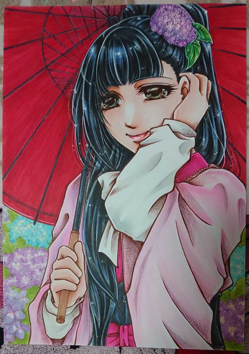 新品 同人 手描きイラスト カバネリ 四方川菖蒲 和装女性 和傘 サイズ の落札情報詳細 ヤフオク落札価格情報 オークフリー スマートフォン版