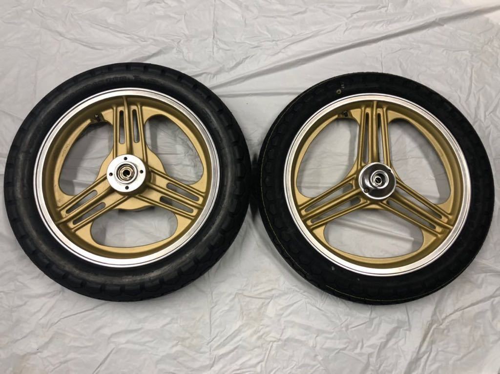 Z400FX キャストホイール Z550FX 前後セット 新品未使用品 Z400FX BEET