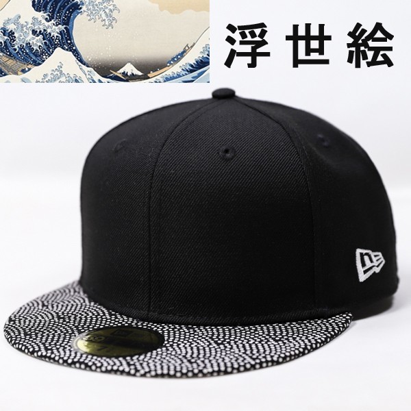 新品】日本伝統 浮世絵 葛飾北斎 神奈川沖浪裏 帽子 NEWERA ニューエラ