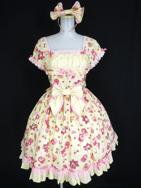 Angelic Pretty Sweet Jam ワンピース＆カチューシャ / アンジェリック 