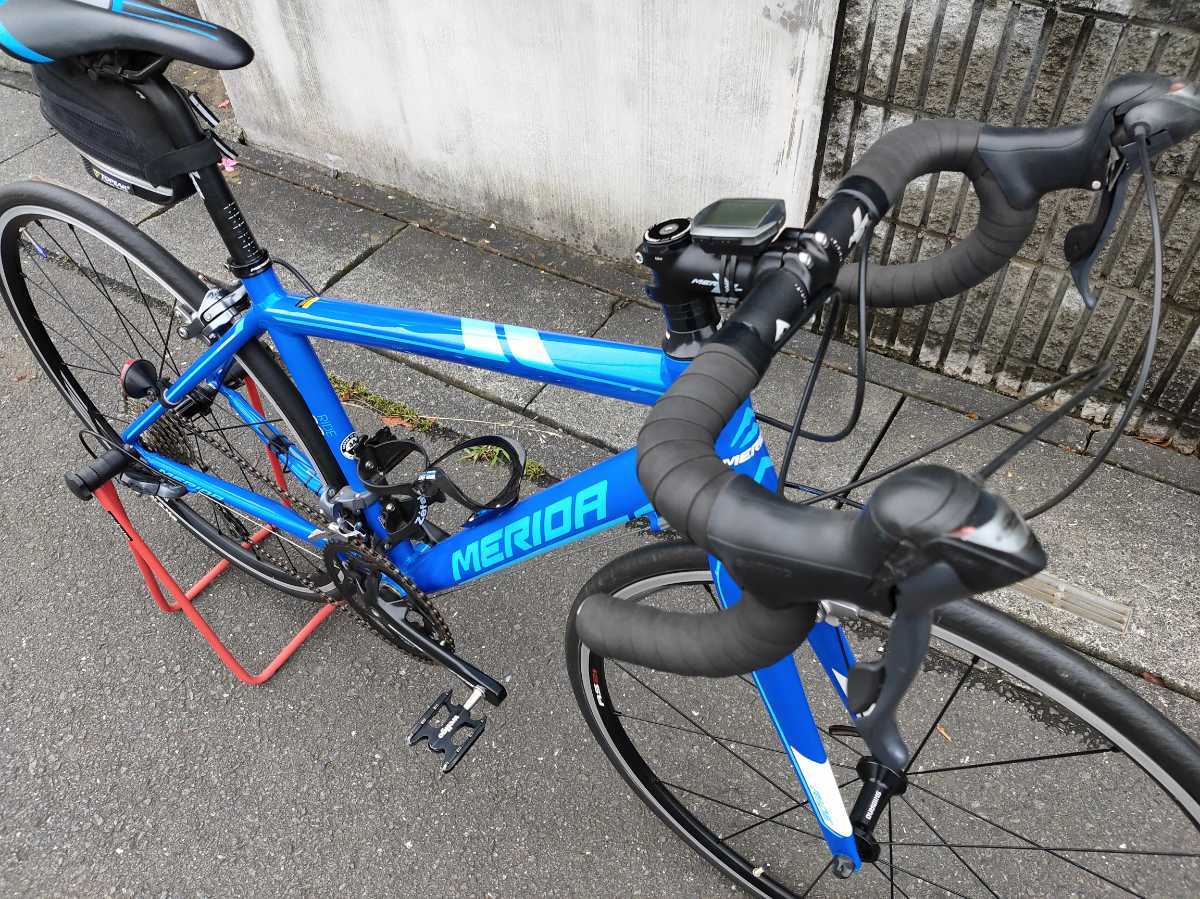 中古】ロードバイク メリダ RIDE80 2016 プリズンブルー 44サイズ 身長