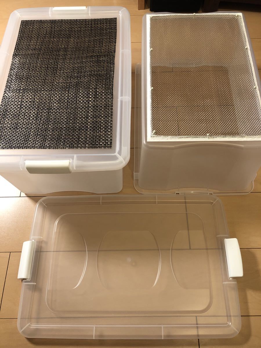 新品 新品自作デュビア用繁殖ケージ 大型 二重底上段メッシュ底構造 半透明 デュビア少量と卵トレイ付 の落札情報詳細 ヤフオク落札価格情報 オークフリー スマートフォン版