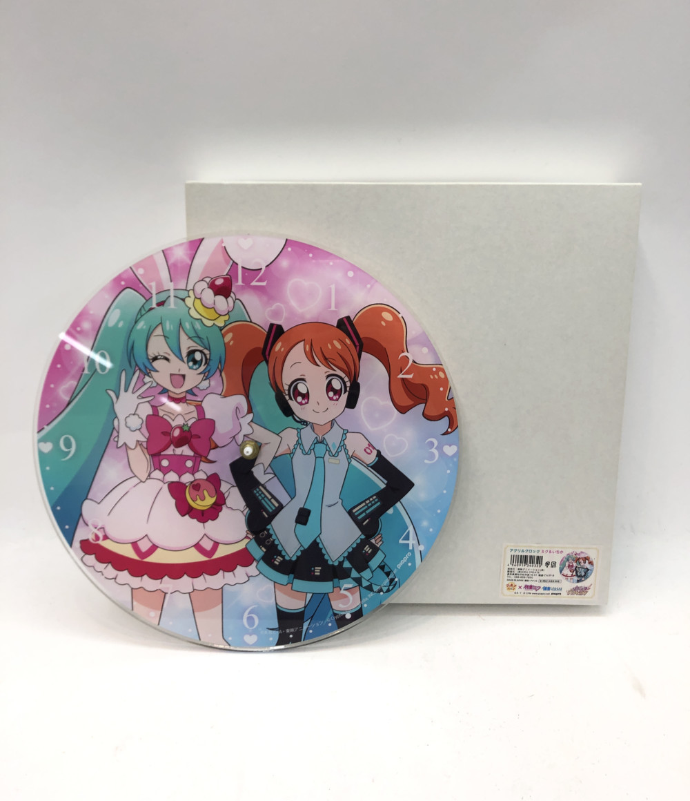 アクリルクロック ミク いちか 掛け時計 プリキュアアラモード 初音ミク プリキュアプリティストア の落札情報詳細 ヤフオク落札価格情報 オークフリー スマートフォン版