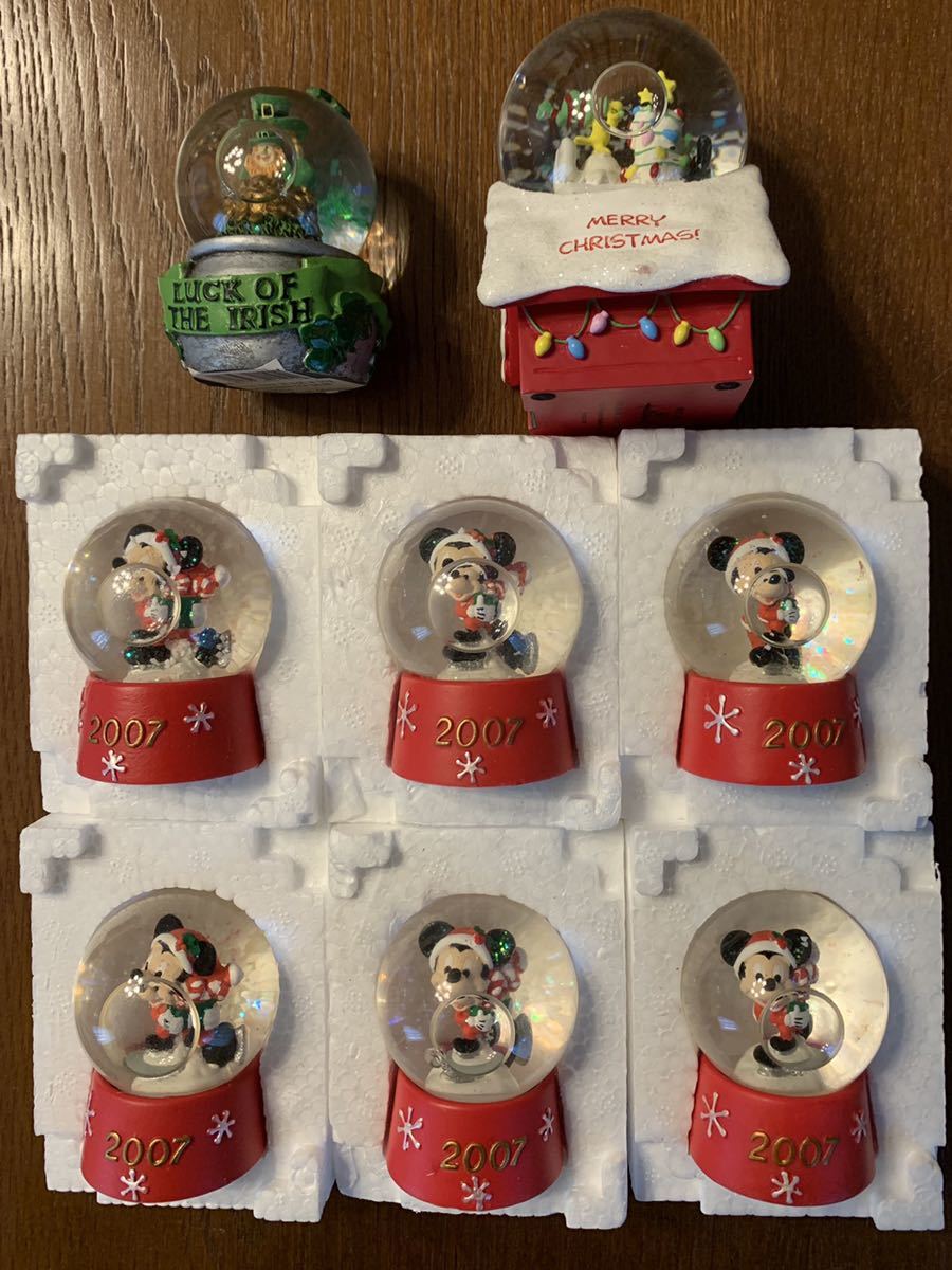 スノードーム ミッキー スヌーピー セット の落札情報詳細 ヤフオク落札価格情報 オークフリー スマートフォン版