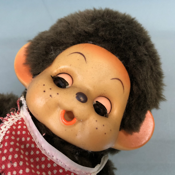 昭和 レトロ モンチッチ ぬいぐるみ スリープアイ 当時物 暖め