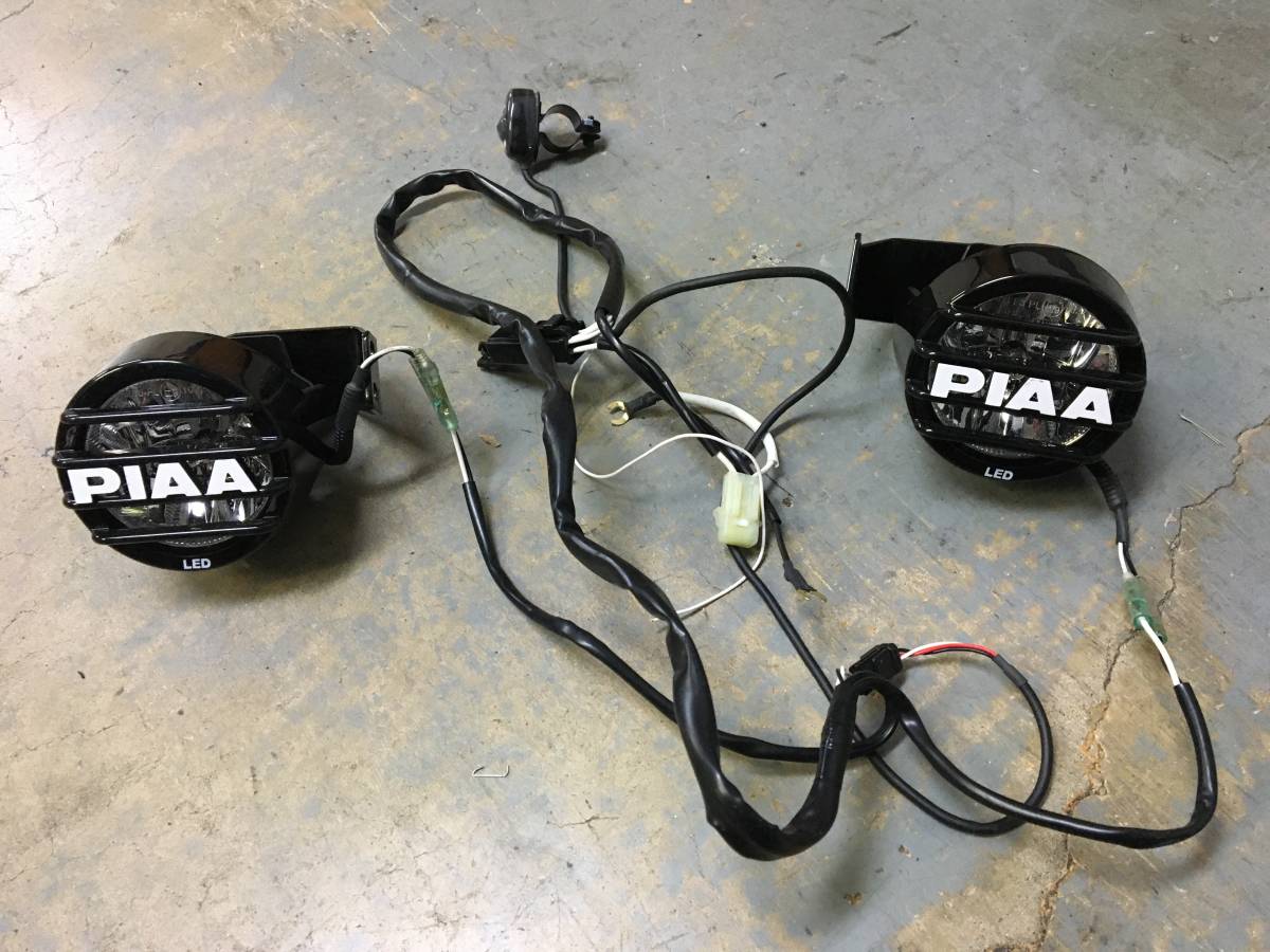 【のひら】セロー250用　PIAA LEDフォグランプ MLSE1 ピア PIAA LP530 LED フォグランプキット セロー専用 08年