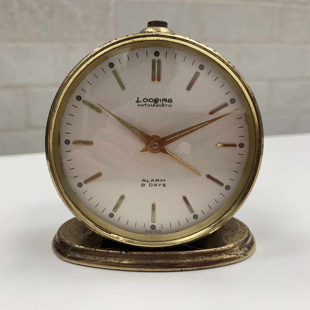 ◾️2品まとめて◾️LOOPING置時計とRhythm折りたたみアラームクロック時計