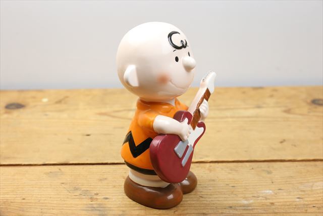 チャーリーブラウン&ルーシー陶器ヴィンテージ貯金箱ピーナッツスヌーピー