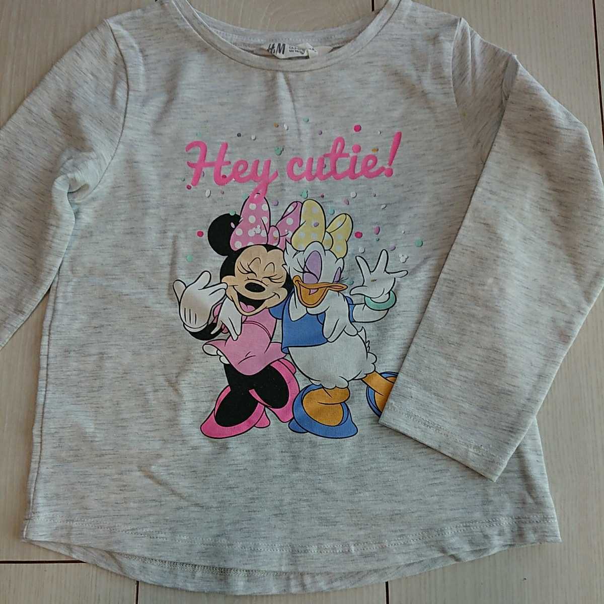 長袖tシャツ H M 100 110 女の子 キッズ ミニー デイジー ディズニー ロンt トップス の落札情報詳細 ヤフオク落札価格情報 オークフリー スマートフォン版