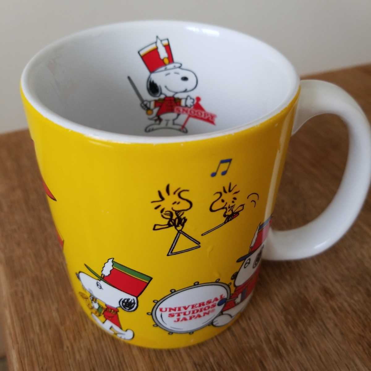 スヌーピー Peanuts Snoopy Universal Studios Japan マグカップ ウッドストック オラフ ベル スパイク マーブルス アンディ 黄 バンド柄 の落札情報詳細 ヤフオク落札価格情報 オークフリー スマートフォン版