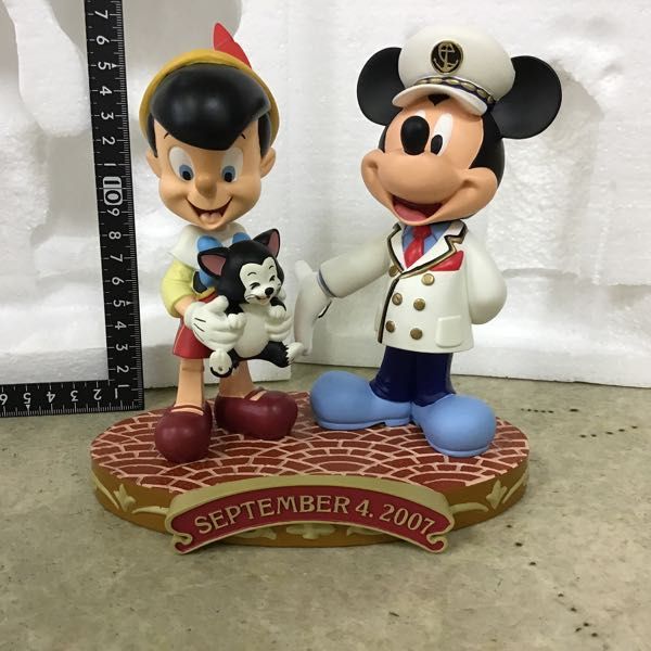 1円 東京ディズニーシー バブルヘッドドール ミッキー ピノキオ ディズニー Disney 首振り人形 Tds September 4 07 の落札情報詳細 ヤフオク落札価格情報 オークフリー スマートフォン版