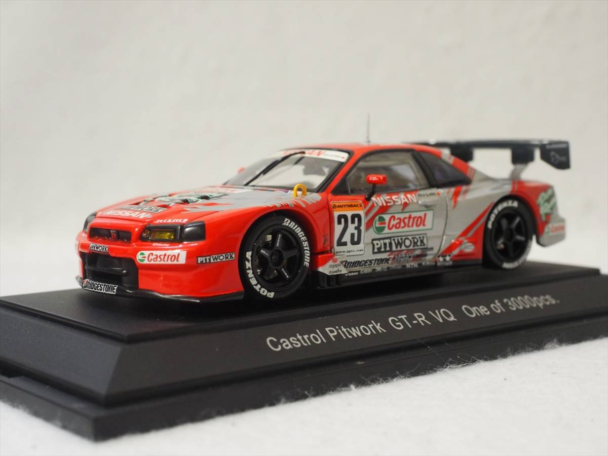 CASTROL PITWORK NISMO GT-R R34 VQ #23 JGTC 2002 EBBRO 1/43 375の