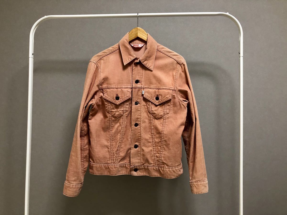 Levi's 70505 コーズ サーモンピンク コーデュロイ リーバイス vintage