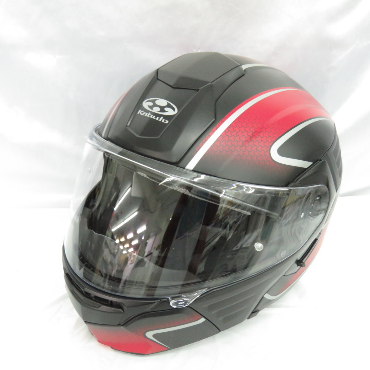 中古品 Ogk Kabuto Ogkカブト フルフェイスヘルメット Kazami カザミ Xceva エクセヴァ フラットブラック レッドサイズ Xl の落札情報詳細 ヤフオク落札価格情報 オークフリー スマートフォン版