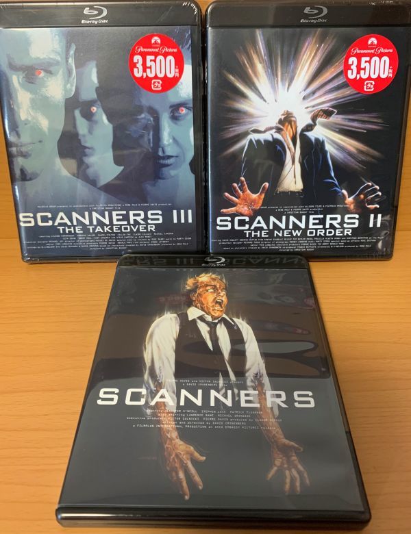 美品 スキャナーズ シリーズ 全3作品 Blu Ray ブルーレイ 定価以下 Sf ホラー映画 の落札情報詳細 ヤフオク落札価格情報 オークフリー スマートフォン版