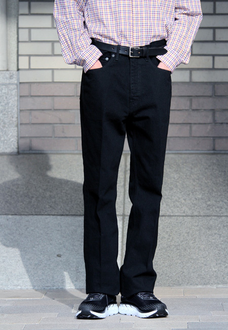 auralee オーラリー HARD TWIST DENIM 5P PANTS BLACK W30 ブラック