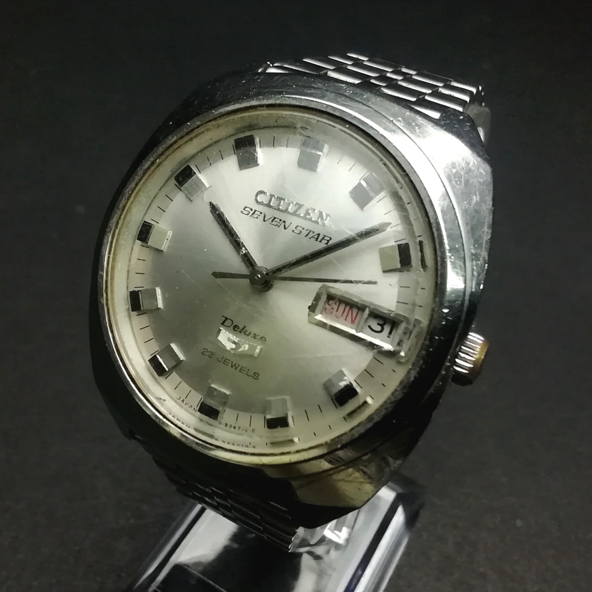 CITIZEN SEVEN STAR Deluxe シチズン セブンスター デラックス 23石 手