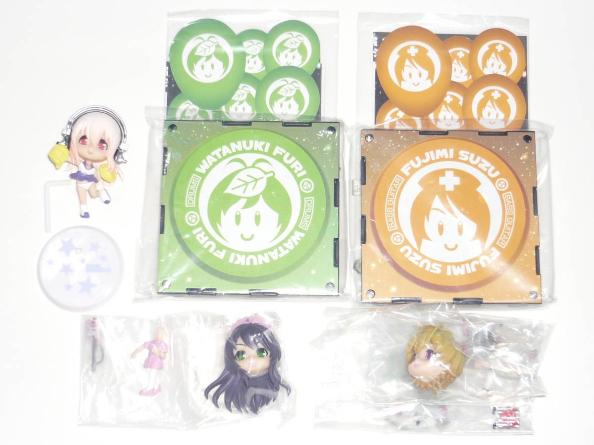 一番くじ すーぱーそに子 ちびきゅんキャラ 3点セット もあぱわー G賞 そに子 チアガール C賞 富士見鈴 D賞 綿抜フウリ ステージセット の落札情報詳細 ヤフオク落札価格情報 オークフリー スマートフォン版