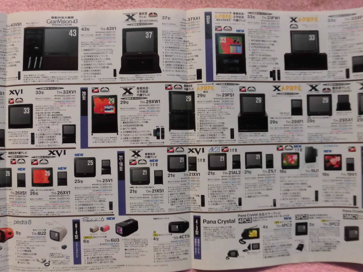 ★希少 piedra パナソニック 90年代 スペースエイジ ポータブルテレビ Panasonic Piedra11 1988年 : Space Age 70年代モダンスタイル