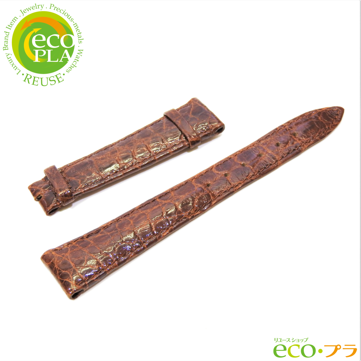 新品】パテックフィリップ 未使用 純正 ワニ革 ベルト バンド 光沢有
