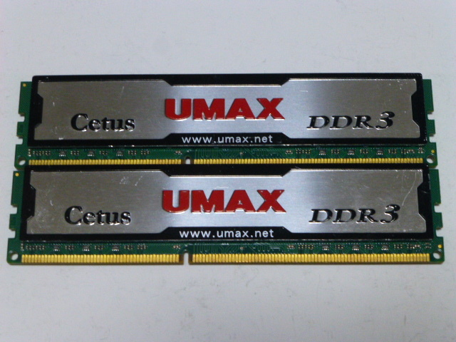 メモリ デスクトップ用 両面チップ 1 5v Umax Ddr3 1333 Pc3 10600 2gbx2枚 合計4gb ヒートスプレッダにキズや汚れあり 起動確認済です の落札情報詳細 ヤフオク落札価格情報 オークフリー スマートフォン版