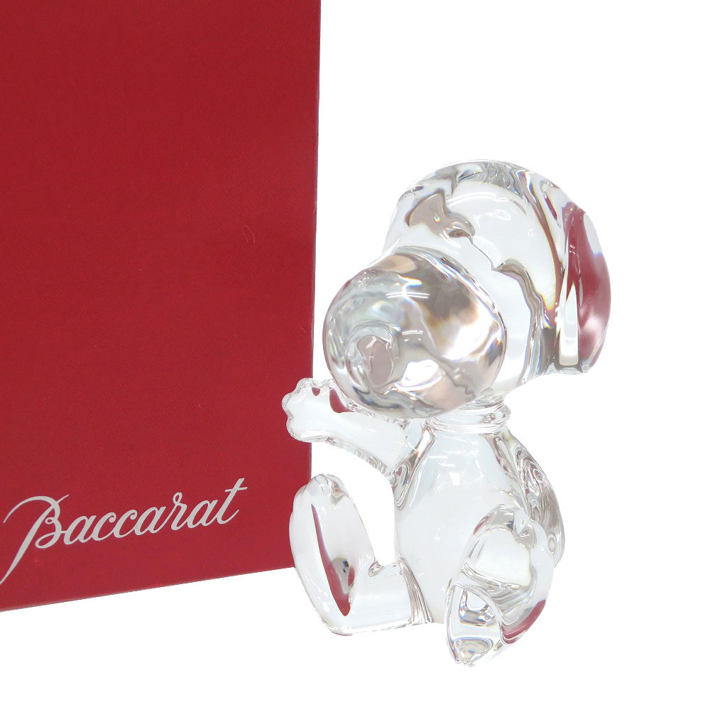 Baccarat バカラ スヌーピー オブジェ ガラス （スヌーピーの